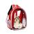 Bolsa Mochila Pet Visão Panorâmica Transporte Gato Cachorro Vermelha