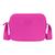 Bolsa Moleca 50007 Quadrada Transversal lateral ziper Feminina Pink