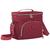 Bolsa Necessaire Luxo Feminina Colorida Regulável Moderna Bolsos Lanches Laterais Cinza Viagem Multifuncional Resistente Vermelho