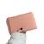 Bolsa Pequena Feminina Estilosa Tiracolo Envelope Tendencia Moderna Transversal Celular Clutch Luxo Lançamento Rosa
