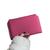 Bolsa Pequena Feminina Estilosa Tiracolo Envelope Tendencia Moderna Transversal Celular Clutch Luxo Lançamento Rosa pink