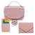Bolsa Pequena Feminina Transversal de Lado e Ombro kit 3 Peças Mini bag Blogueirinha Rosa