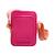 Bolsa Petite Jolie Ted Pochete Bag Bicolor Tranversal PJ10085 Original Pink