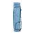 Bolsa porta tapete de yoga mat impermeável asana premium, estampada, bolso externo e alça regulável Azul