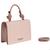 Bolsa Santa-Lolla Feminina Handbag Flap Textura Rosa