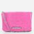 Bolsa Santa Lolla Mini Bag Croco Alça Corrente Feminina Pink