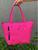 Bolsa Shopper Nylon PASSAROS de Ombro Clean Esportiva Academia Bags Gym Masculino Feminino Ziper Vertical Frontal Resistente Treino Crossbody Unisex Pink