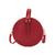 Bolsa Silicone Redonda Reforçada Tiracolo Ombro Casual Praia Vermelho