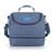Bolsa Térmica 2 Compartimentos Compacta Fitness Linha Joy Jacki Design 4 Cores Azul