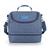 Bolsa Térmica 2 Compartimentos Fitness Moderna Lanches Linha Joy Jacki Design 4 Cores Azul