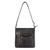 Bolsa tiracolo de couro Thais preto Feminino Preto