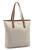 Bolsa tote ombro feminina chenson microfibra leve 3184124 Bege