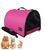 Bolsa Transporte Pet Bag Animais Flexivel  Gato Cachorro/ Calopsita/  Coelho / Hamster  RF01 Rosa Pink