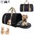 Bolsa Transporte Pet Luxo Cães E Gatos Avião Preto rf04-2 Preto