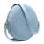Bolsa Transversal Feminina Design Delicado Modelo Redondo Com Zíper Para Passeios Azul bebê