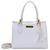 Bolsa Transversal Feminina Media Casual Barato Branco