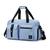 Bolsa Transversal Feminino Masculino Viagem Academia Fitness Lateral Tiracolo Mochila Treino Esportiva Mala Reforçada Azul claro