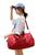 Bolsa  Unisex  Bag Básica Mochila 2 Cores Esportes Academia C/ Compartimento Vermelho