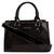 Bolsa WJ Satchel Grande Croco Feminina Preto