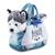 Bolsas Estilosas Infantil Cutie Handbags Acompanha Animalzinho MultiKids Azul, Husky