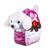 Bolsas Estilosas Infantil Cutie Handbags Acompanha Animalzinho MultiKids Rosa, Poodle