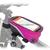 Bolsinha Porta Celular para Bike Suporte quadro Para Bicicleta Rosa