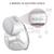 Bomba Extratora  BEBEBAO De Tirar Leite Elétrica Bivolt 110/220 Amamentação Materno Branco