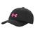 Boné Aba Curva Under Armour Blitzing Strapback Feminino Preto, Rosa