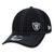 Bone New Era 9TWENTY Strapback NFL Las Vegas Raiders Core Aba Curva Preto Aba Curva Strapback Preto Preto