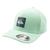 Boné Quiksilver Aba Curva Plate Heritage SM23 Mint Verde