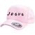 Boné Trucker Com Telinha Ajuste Snapback Jesus Moda Cristã Rosa bebê