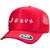 Boné Trucker Com Telinha Ajuste Snapback Jesus Moda Cristã Vermelho