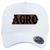 Boné Trucker Com Telinha e Ajuste Snapback Agro Branco