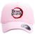 Boné Trucker Com Telinha e Ajuste Snapback Anime Demon Slayer Rosa claro