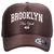 Boné Trucker Com Telinha e Ajuste Snapback Brooklyn New York Marrom