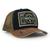 Boné Trucker Country Rodeio Vaquejada Texas Aba Curva Marrom