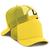 Boné Trucker Liso Telinha Com Aba Curvada Masculino Feminino Com Ajustador Amarelo