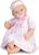 Boneca Baby com Tiara Roma Brinquedos, Multicor, 50 cm Branco navajo