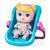 Boneca babys collection mini com bebê conforto Bebê conforto loira