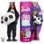 Boneca Barbie Cutie Reveal C/ Fantasia de Bicho de Pelúcia e Pet - Mattel Morena c, Fantasia de panda