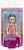 Boneca Barbie Familia Club Chelsea - Mattel Chelsea morena vestido cereja