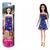 Boneca Barbie Fashion Com Borboletas Mattel Barbie vestido azul