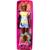 Boneca barbie fashionista mattel Vestido colorido