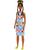 Boneca Barbie Fashionistas 30 Cm - Mattel Vestido branco com rhombus