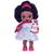 Boneca Bebê Babys Collection Conto De Fadas - Super Toys Negra