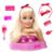 Boneca Busto da Barbie Fashion 12 Falas + 9 Acessórios Mattel Rosa