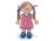 Boneca de Pelúcia Alice 44cm Anti-alérgica Infantil Rosa