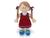 Boneca de Pelúcia Alice 44cm Anti-alérgica Infantil Vermelho