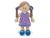 Boneca de Pelúcia Alice 44cm Anti-alérgica Infantil Lilás