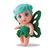 Boneca Menina Mini Bee Hugs Fadinha 0985 - Bee Toys Verde